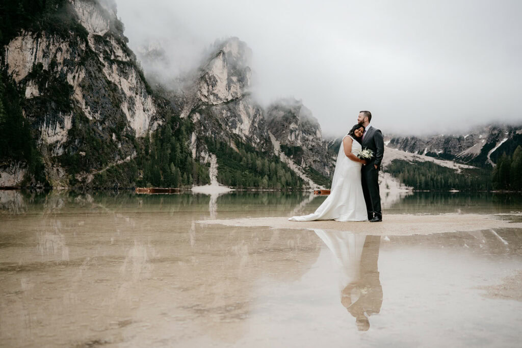 Htet Htet & Slade • Misty Spring Elopement at Lago di Braies