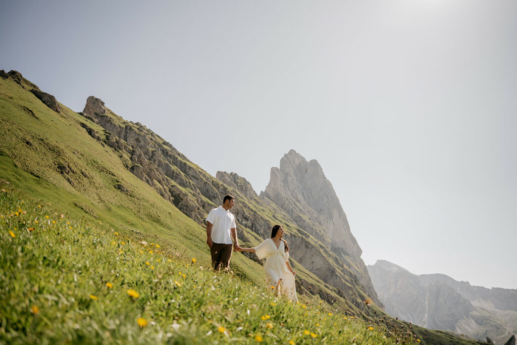 Mollie & Josh • Serene Engagement at Seceda Before the Chaos
