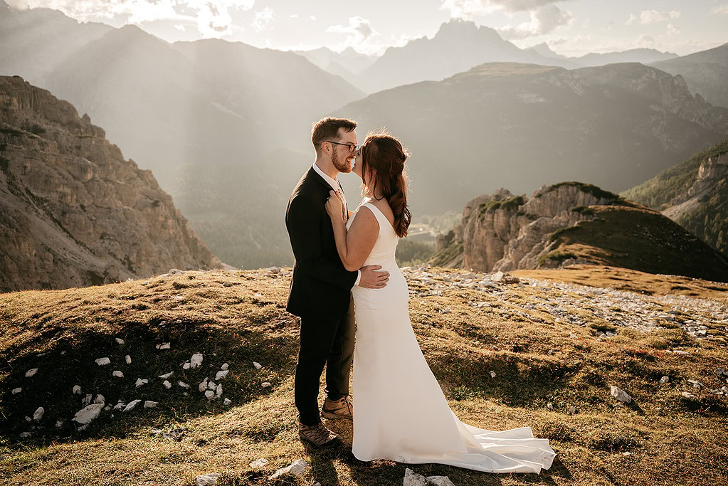 Katie & Tim • Where Forever Glows • A Fairytale Sunset vow renewal in the Dolomites